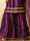 AM Dahliya Sharara Set (Purple)