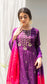 Chandbali Sharara Set (Purple)