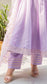Alia Anarkali Set (Lavender)