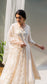 Alia Anarkali Set (Pearl White)
