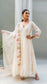 Saadgi Angrakha Set (Ivory White)