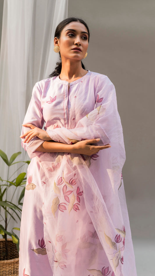 Zoya Kurta Set (Lavender)