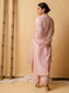 Gota-Cord Kurta Set (Millennial Pink) - AM